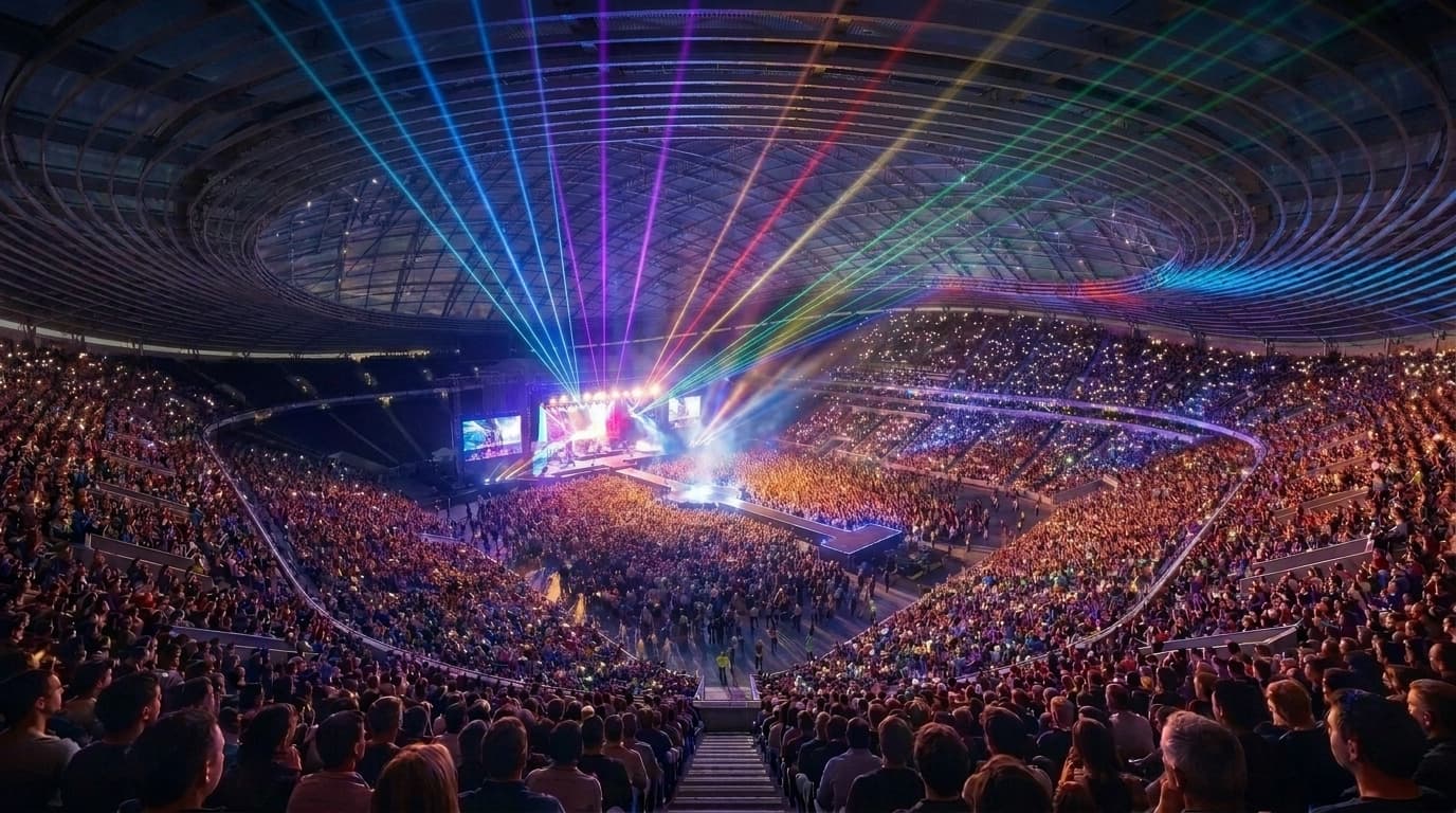 Konsert om natten — taket lukket